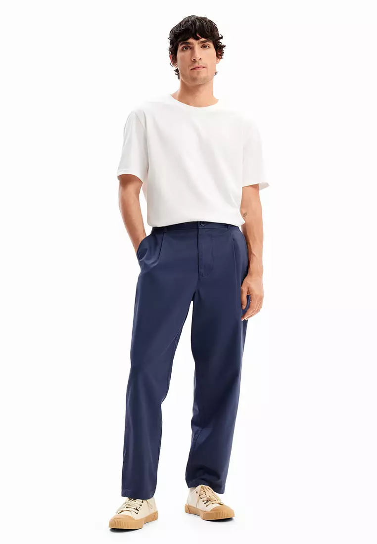 Desigual Man Tapered chino trousers.