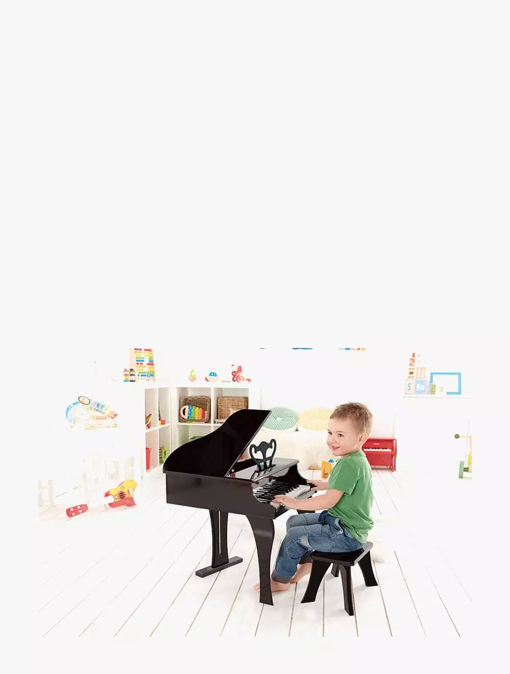HAPE HAPPY GRAND PIANO BLACK - HPAE0320 - Multicolor