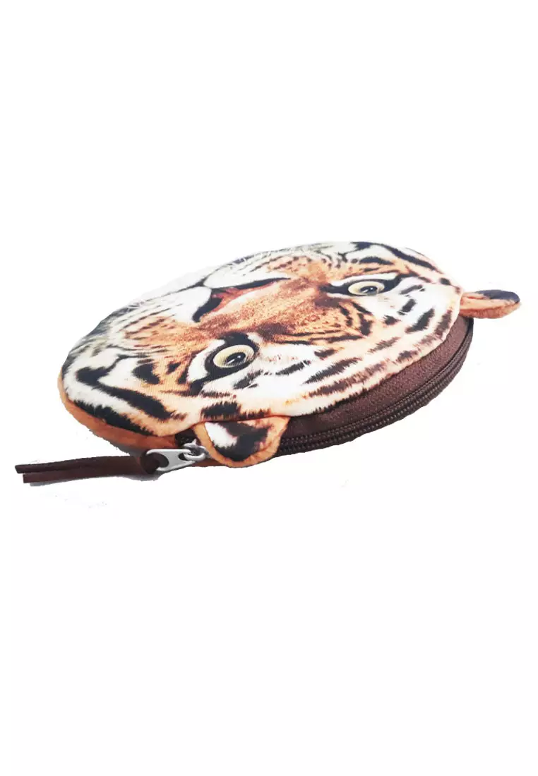 Tiger Face 3D Coin Case