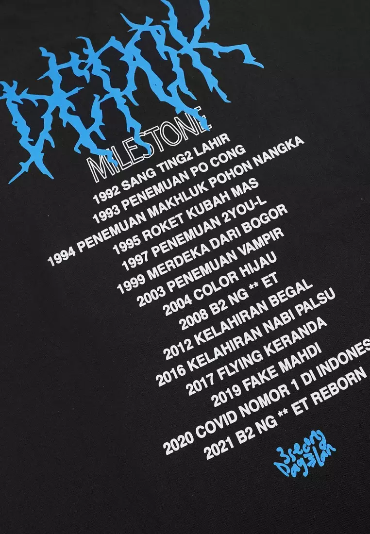 3Second x Dagelan T-Shirt Short Sleeve Regular Fit Cotton Difranco OL-420725