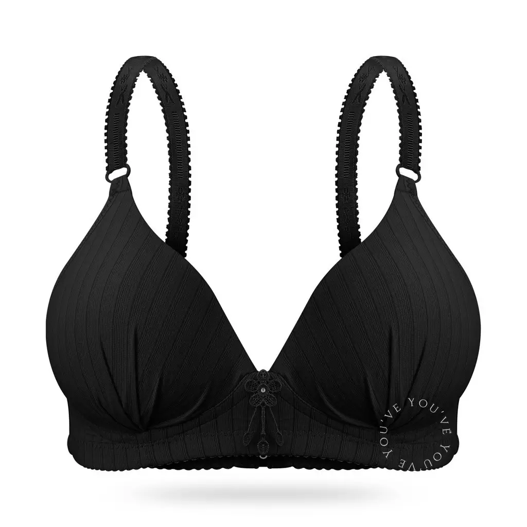 YOUHAVE PAKET HEMAT 2PCS BRA GRATIS 2PCS BRA Busa Tipis Tanpa Kawat Katun Jepang Seksi Cup B C Kait 3 100092