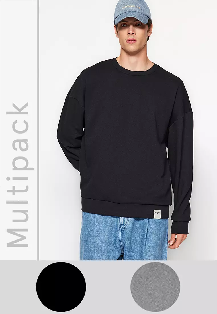 Wide hot sale neck sweatshirts