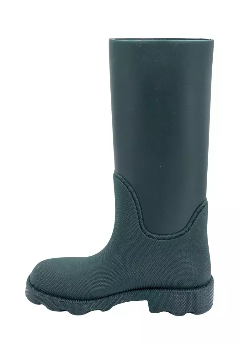 Burberry rain boots green hotsell