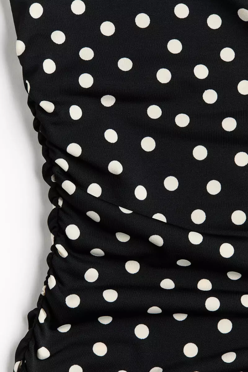 Cap-sleeved dress
