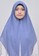 Vervessa blue Vervessa's Bella Square Hijab Scarf Syari Segi Empat Denim 77C25AA1EF6F76GS_2