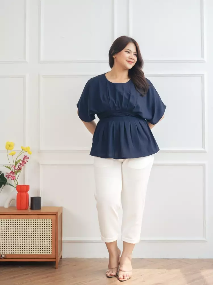 xtramiles Ladies shirt matilda blouse navy navy