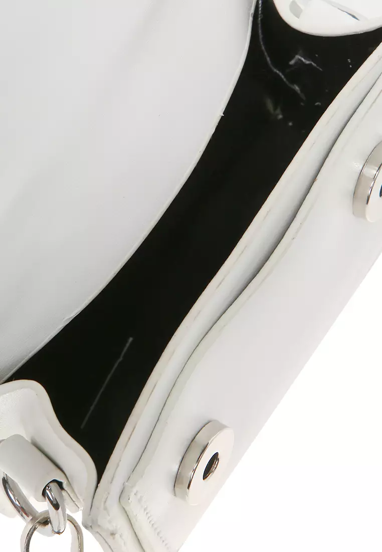 Tas Slempang Cute Design Simple Slingbags Wanita Premium Quality - White