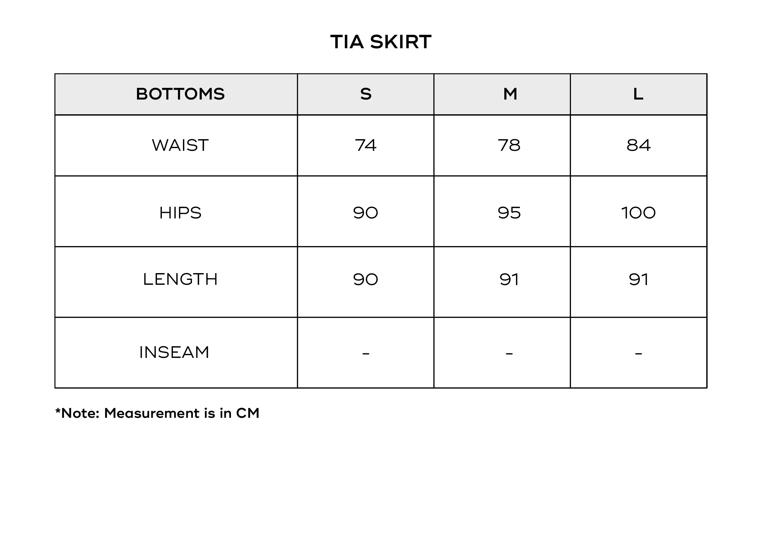 Tia Skirt