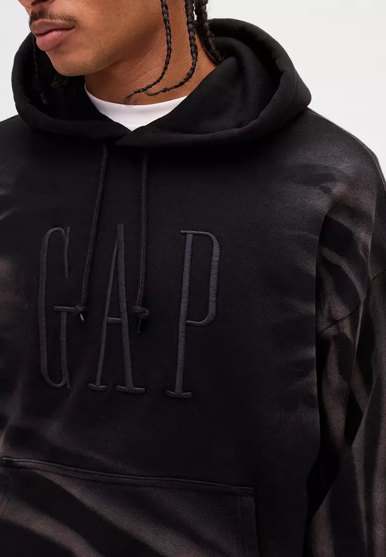 Vintage Soft Oversized Logo Hoodie