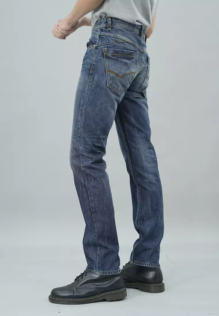 LGS - Celana Jeans Casual Pria - Jeans Denim - Washed - JPF.492.P103.A663.C
