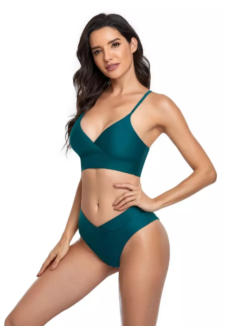 B-Code LYH2308 European Style Lady Bikini Swimwear Green 2024, Buy B-Code  Online