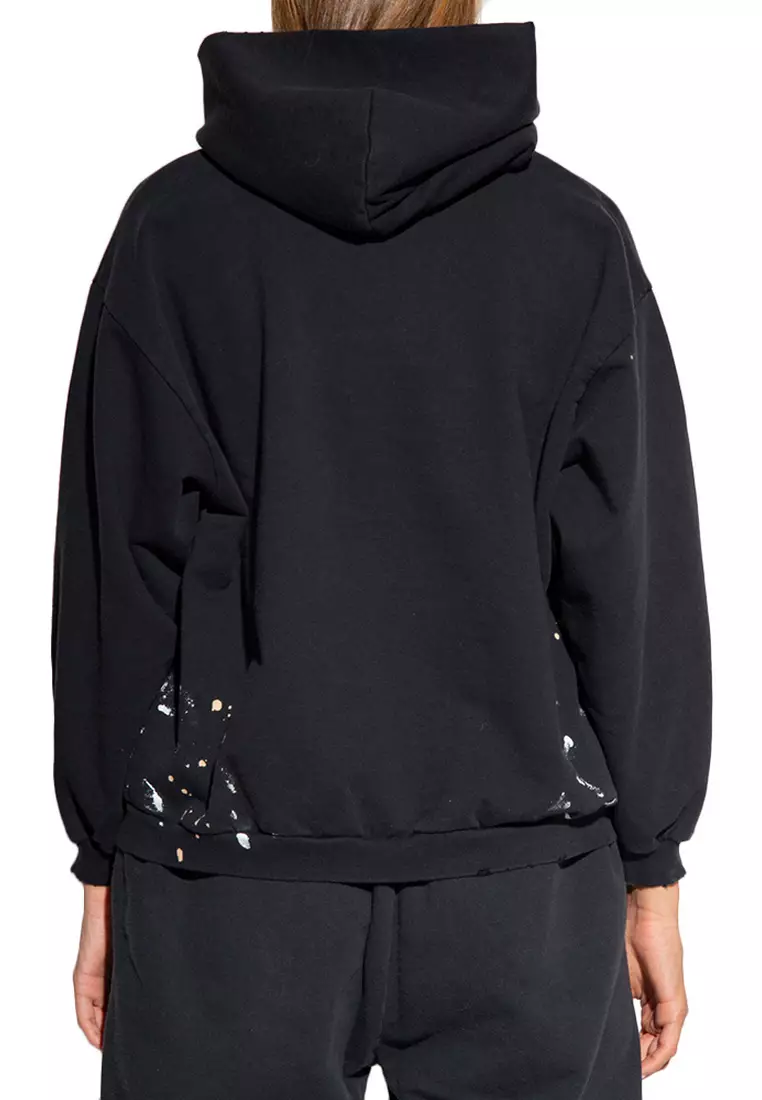 Jual BALENCIAGA Balenciaga 90 10 Small Fit Hoodie in Black