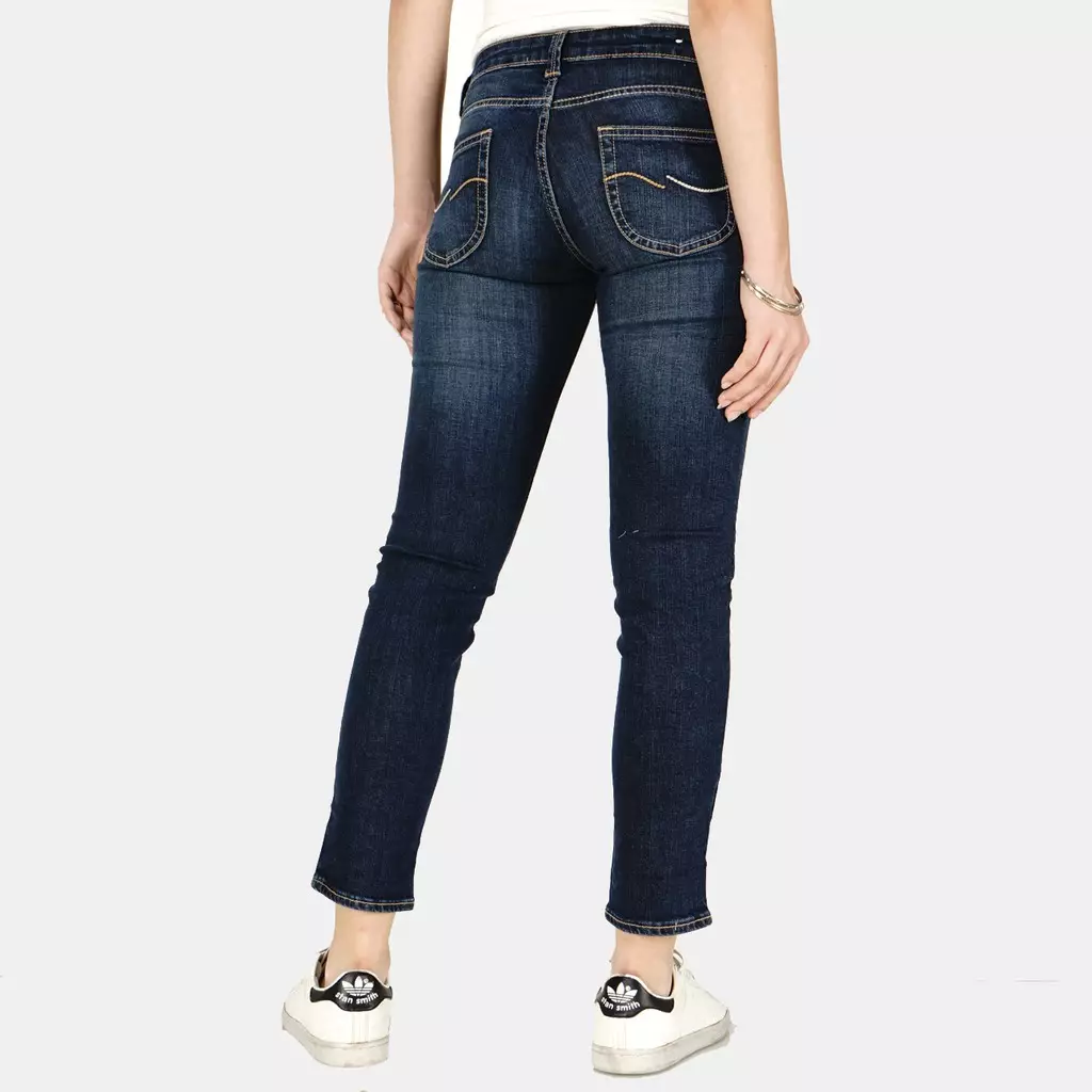 Celana Jeans Wanita Handmade S-03 Medium Blue