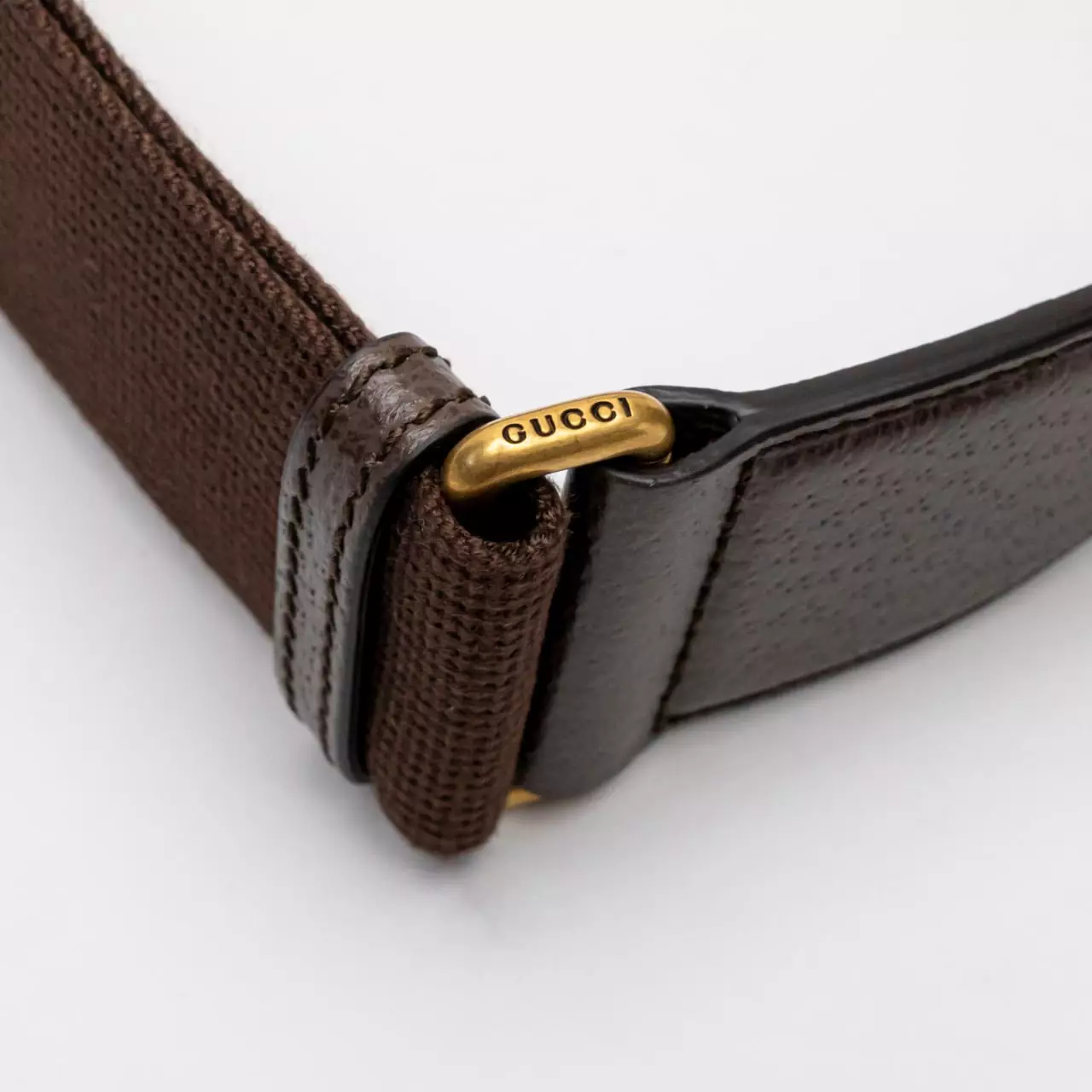 Ophidia GG Supreme Canvas Mini Bag Beige Ebony Brown