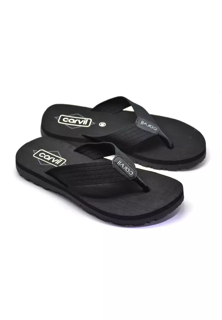 Carvil Sandal Pria Lumos-M Black