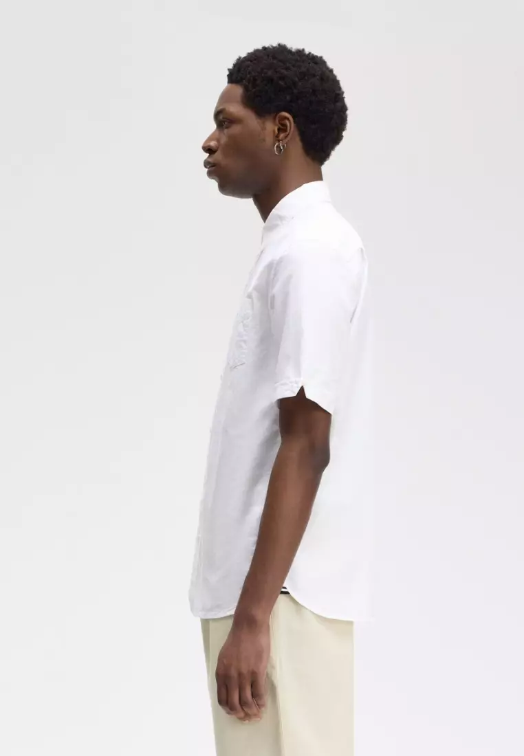 Fred Perry M8730 Oxford Shirt (White)
