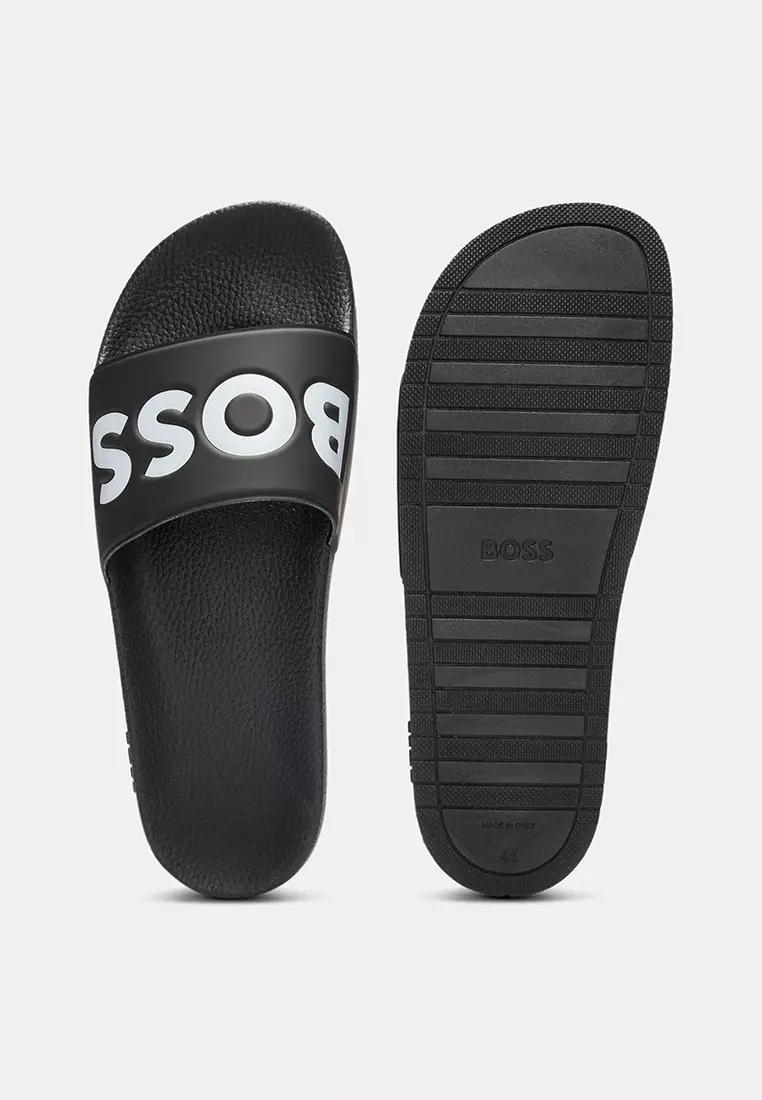 Logo Slide Sandals - BOSS Business