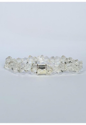 Jillian & Jacob Gemstones n/a Herkimer Diamond Raw Big Bracelet 19cm 22551AC3E80126GS_1