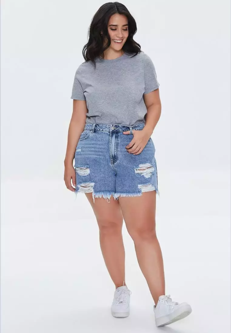 Mom shorts plus size shop