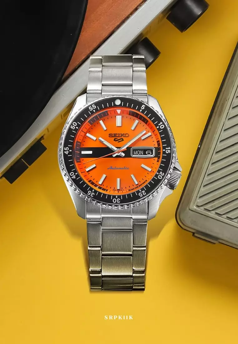 Buy Seiko Seiko 5 Sports 'New Double Hurricane' Retro Colour