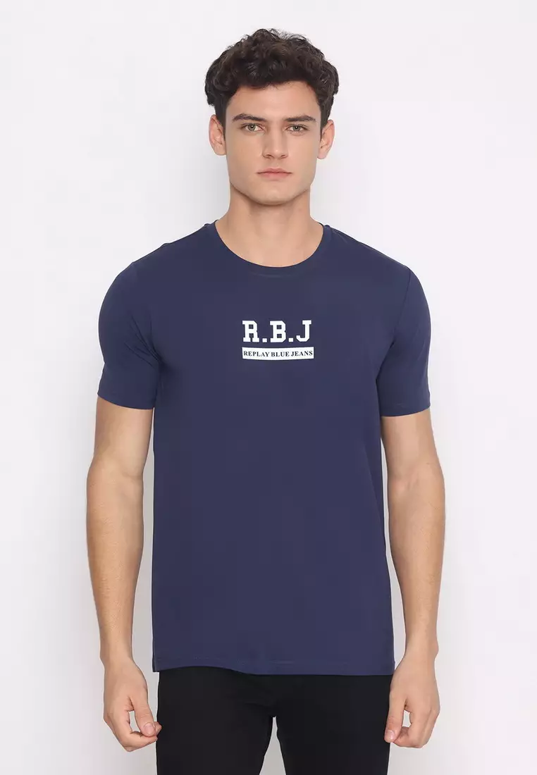 RBJ T-Shirt Cotton Spandex Pria 2562370021