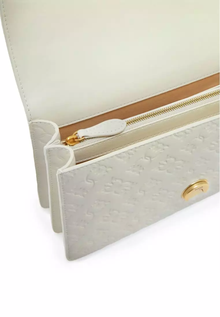 Love Bag leather crossbody bag with logo
