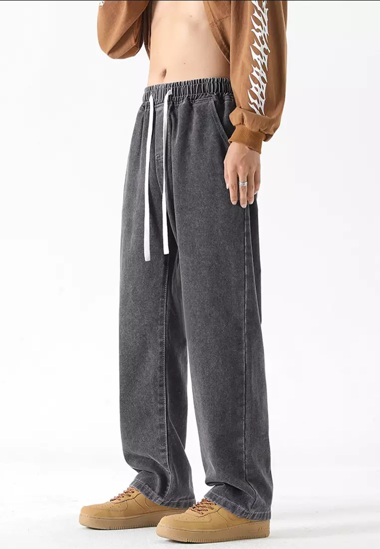 Jeans with sweatpant on sale lining