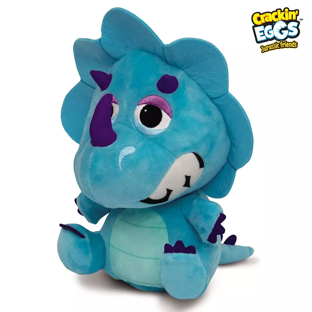Crackin Eggs Jurrasic Friends Dino Superceratops - Mainan Telur Boneka