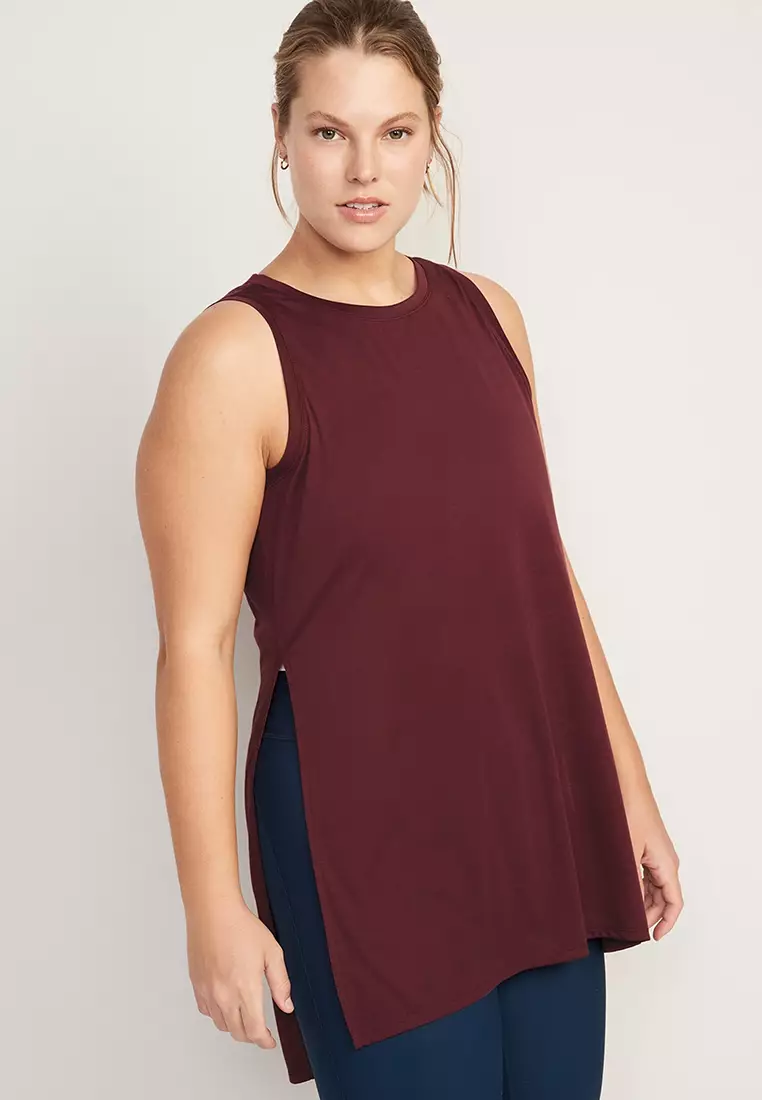 Buy Old Navy Sl Ul Jersey High Slit Tunic Online | ZALORA Malaysia