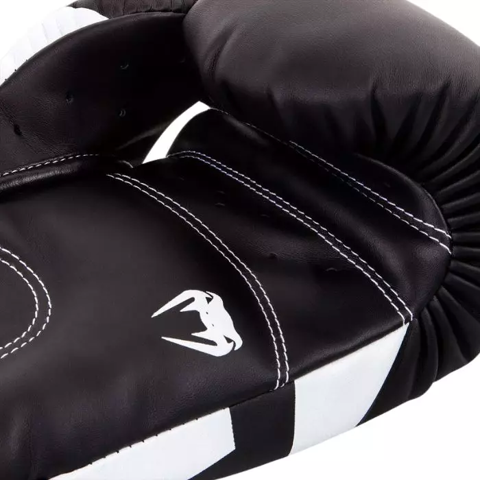 Sarung tinju Venum boxing glove Elite Black White Original - Size 10 Oz