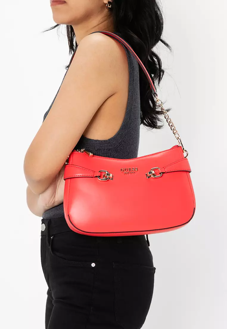 Jual GUESS Lorelei Top Zip Shoulder Bag Original 2025 ZALORA