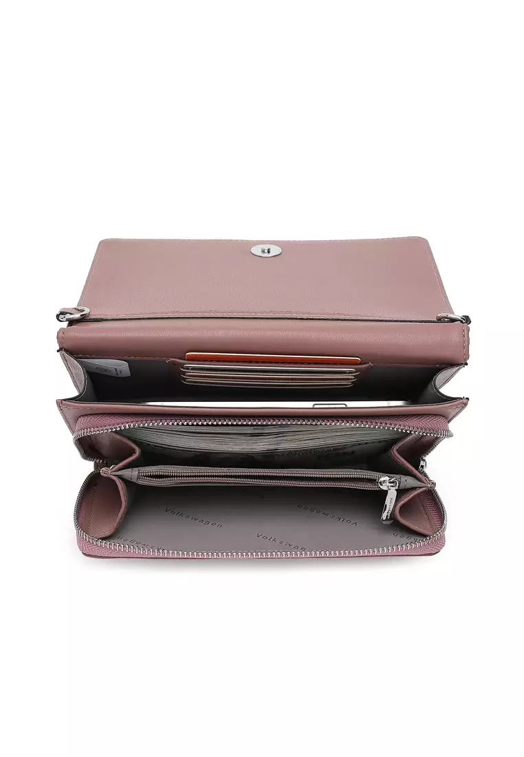 Women's Shoulder Sling Bag / Crossbody Bag - Purple
