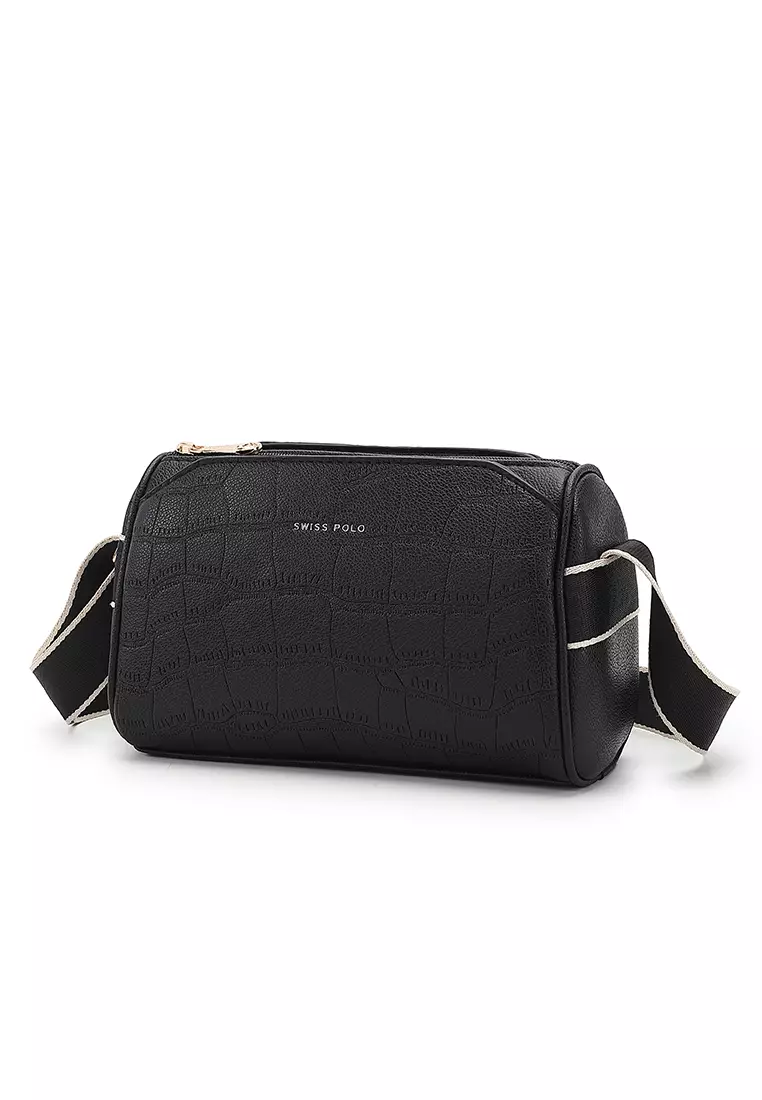 Women's Shoulder Bag / Sling Bag / Crossbody Bag (單肩包 / 斜孭袋) - 黑色