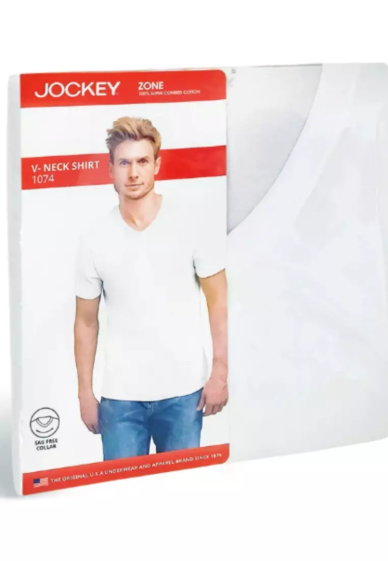 Buy Jockey Men s Zone V Neck T shirt 2024 Online ZALORA Philippines