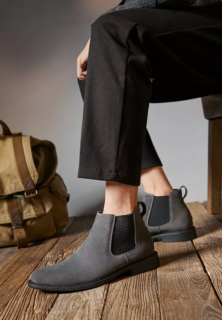 Cow Suede Chelsea Boot KB2298M
