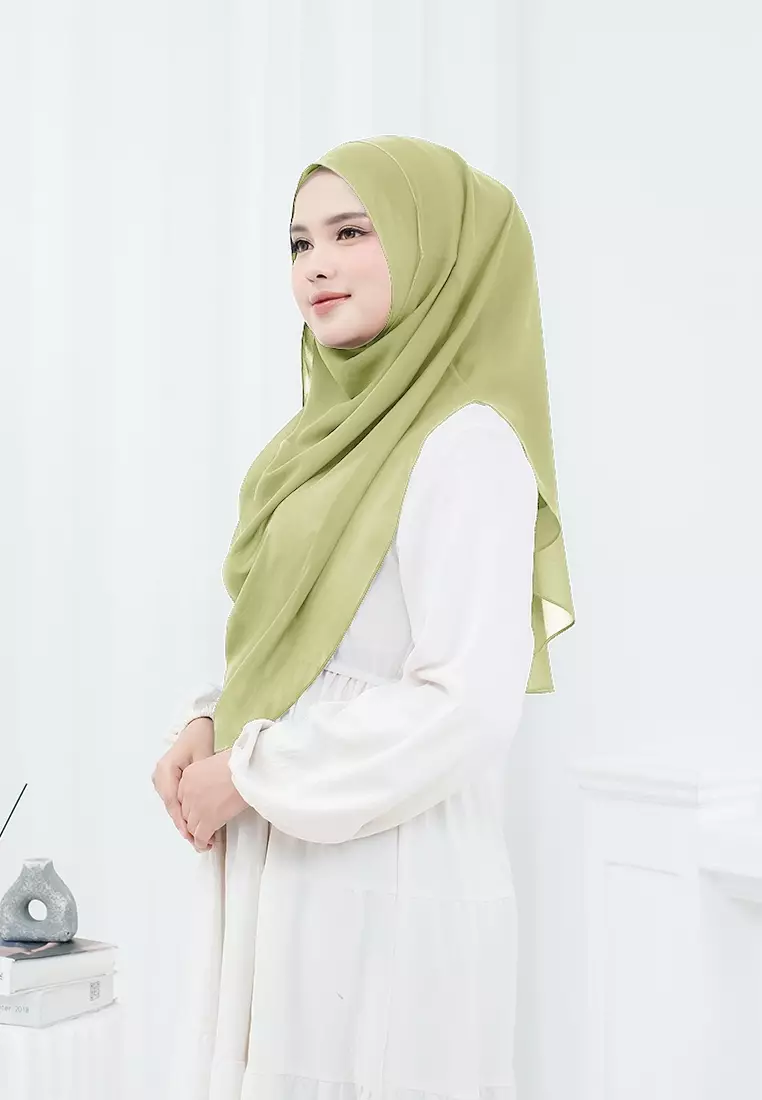 HIJAB INSTAN ZHAZA - OLIVE