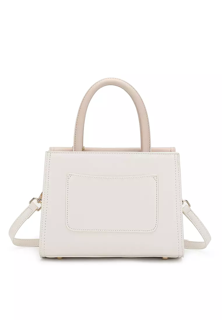 Shoulder Bag / Sling Bag / Top Handle Bag / Hand Bag - White