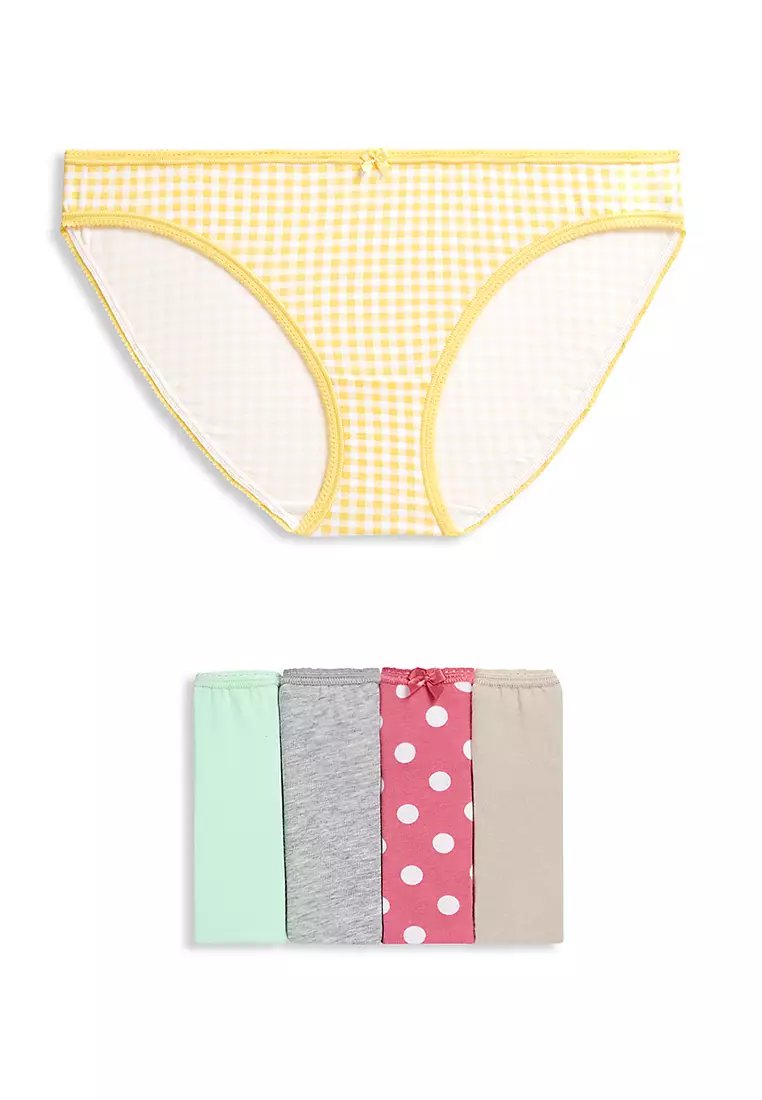 5pk Cotton Lycra™ Bikini Knickers