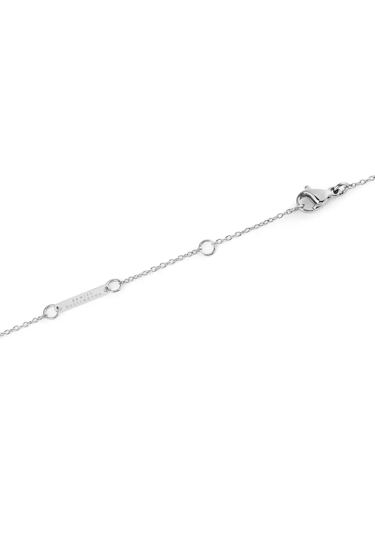 Mirelle Solitaire Necklace Silver - Unisex Necklace for women and men stainless steel crystal Necklace DW Official Authentic Original