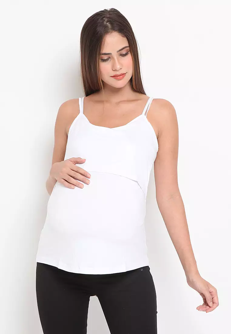 Buy Chantilly Tank Top Nursing 2024 Online ZALORA Singapore