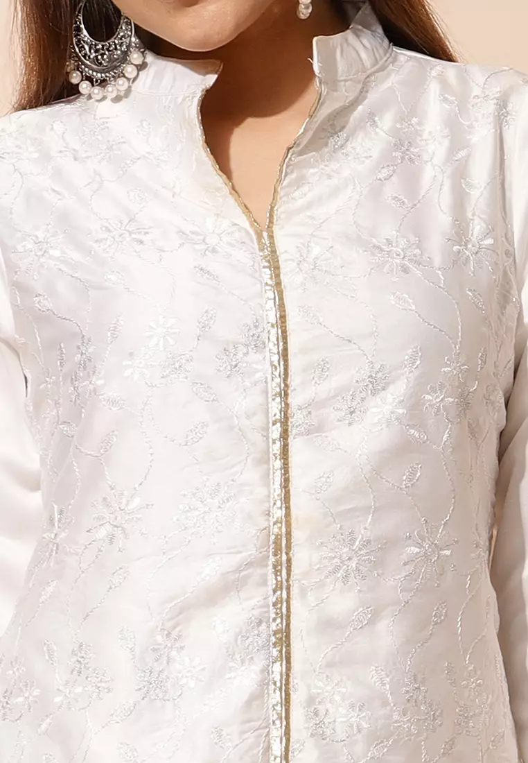 Chanira Festive Alisha Tunic-White