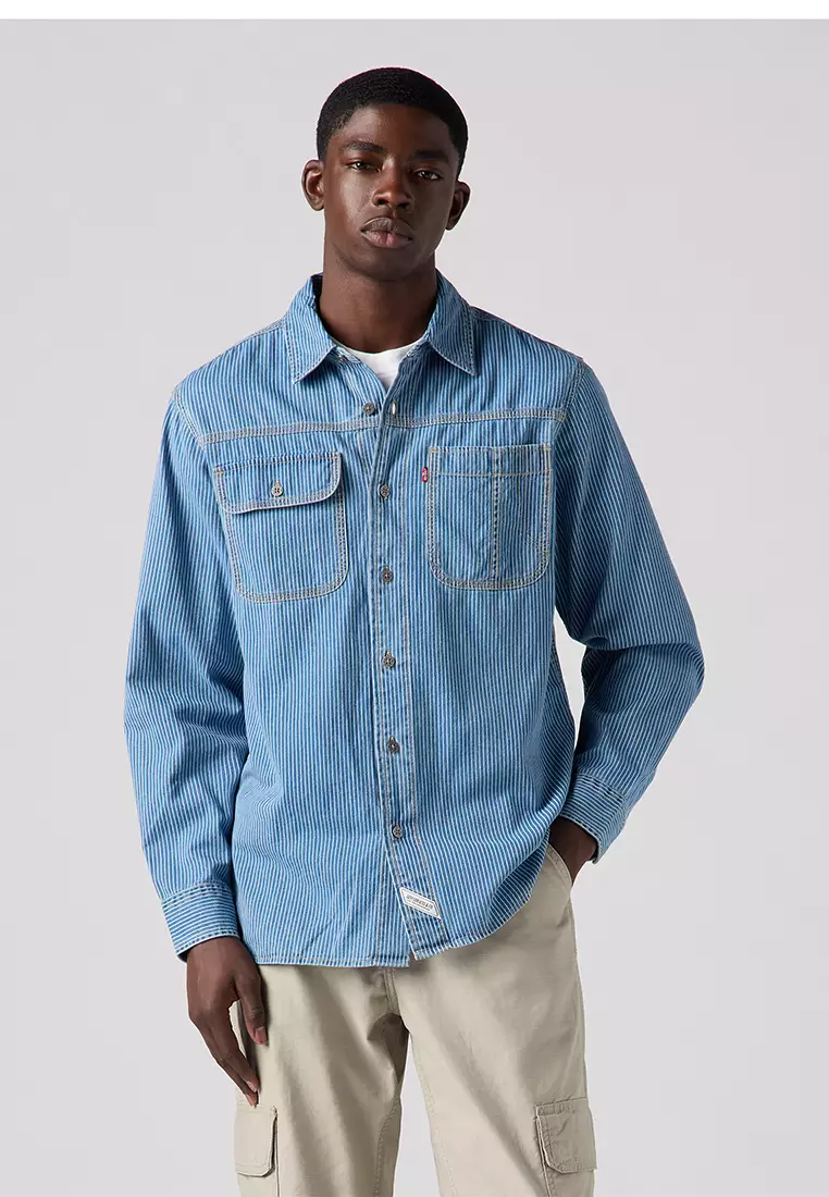Buy Levi's Men's Long-Sleeve Auburn Worker Shirt A7224-0010 Online