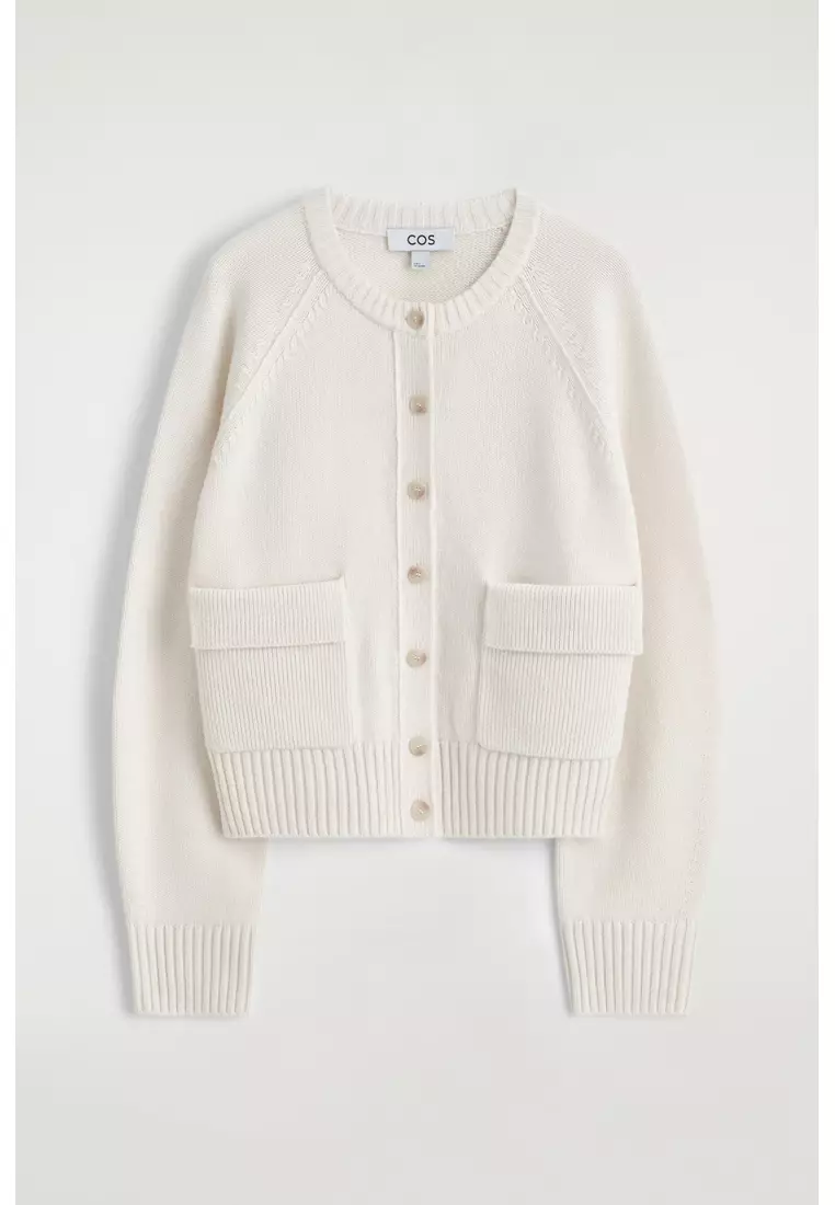 KNITTED MERINO WOOL BOMBER JACKET