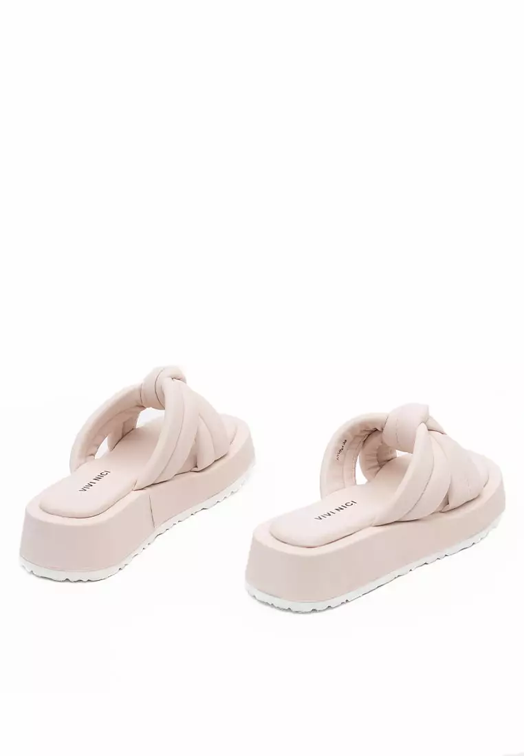 VIVI NICI - Hyuna Sandal Wanita Cannoli Cream
