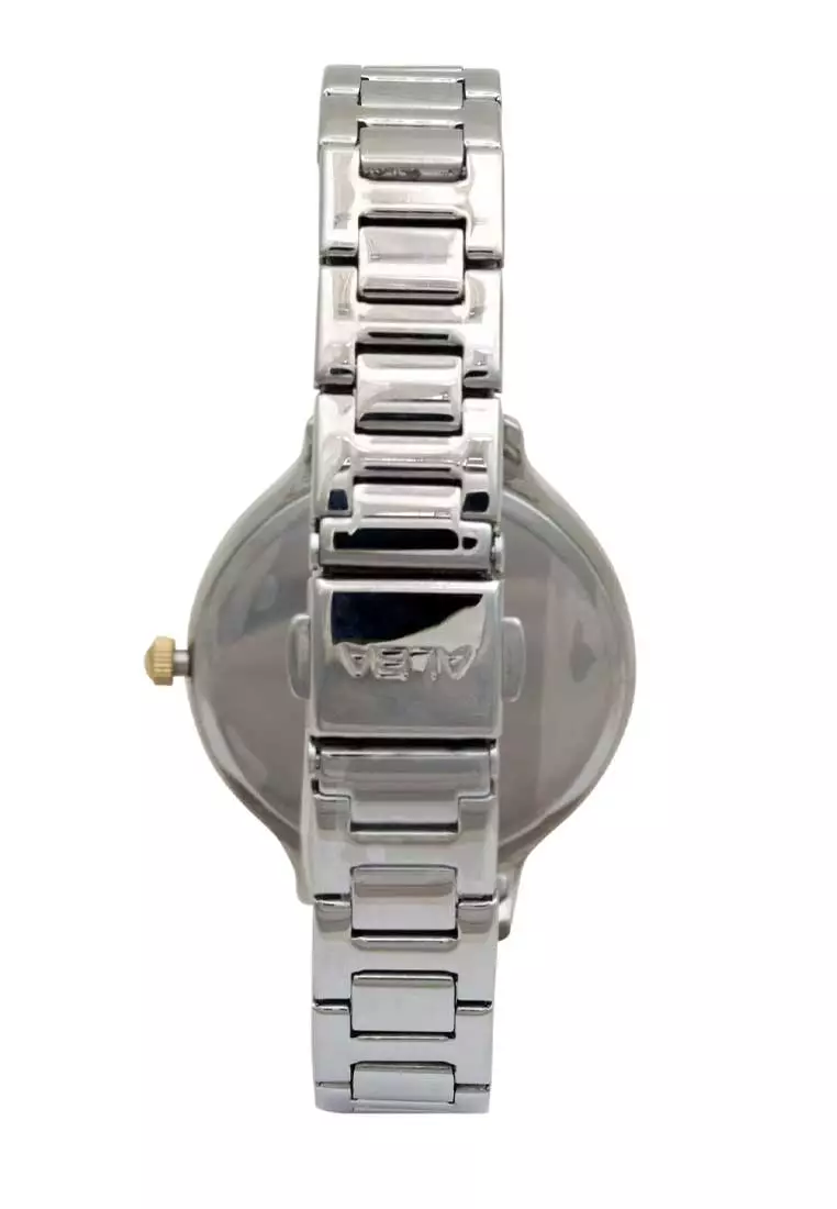 Alba Jam Tangan Wanita - Silver Gold - Stainless Steel - AH7E53