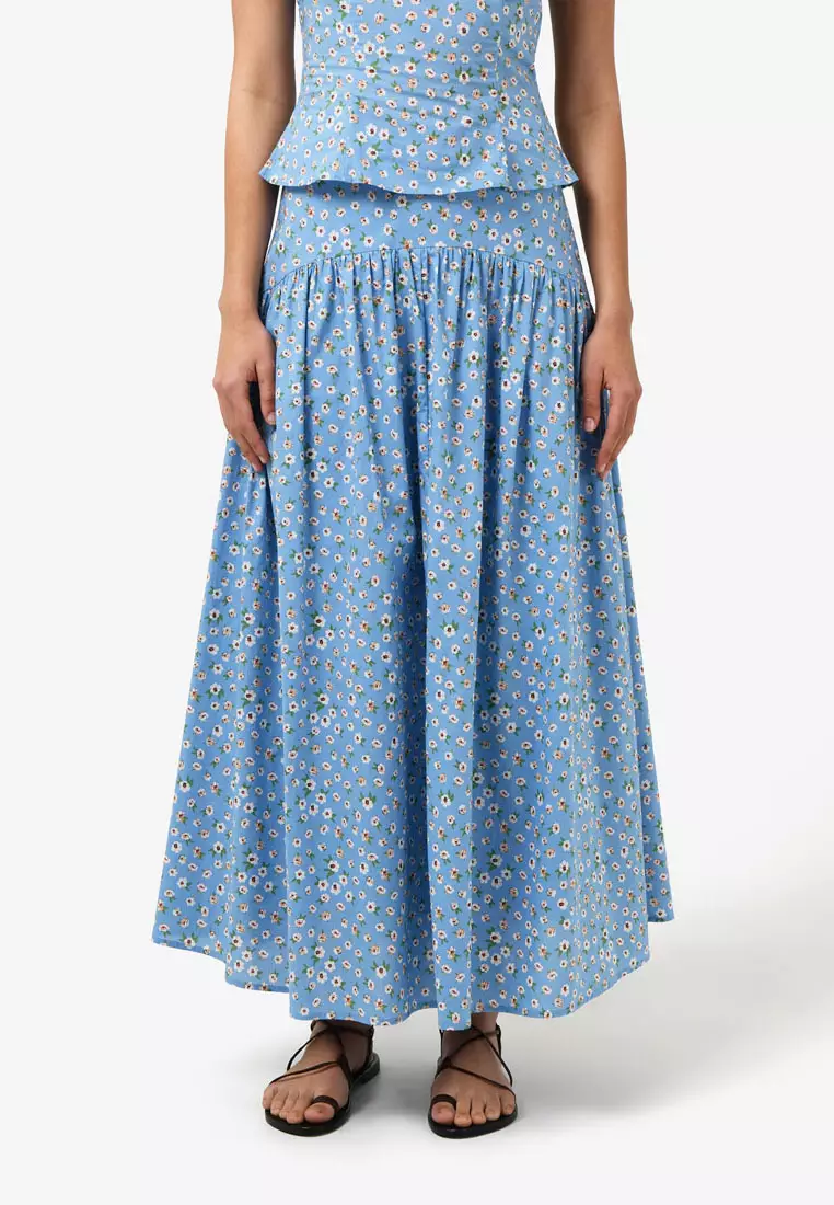 Alisa Gathered Full Skirt