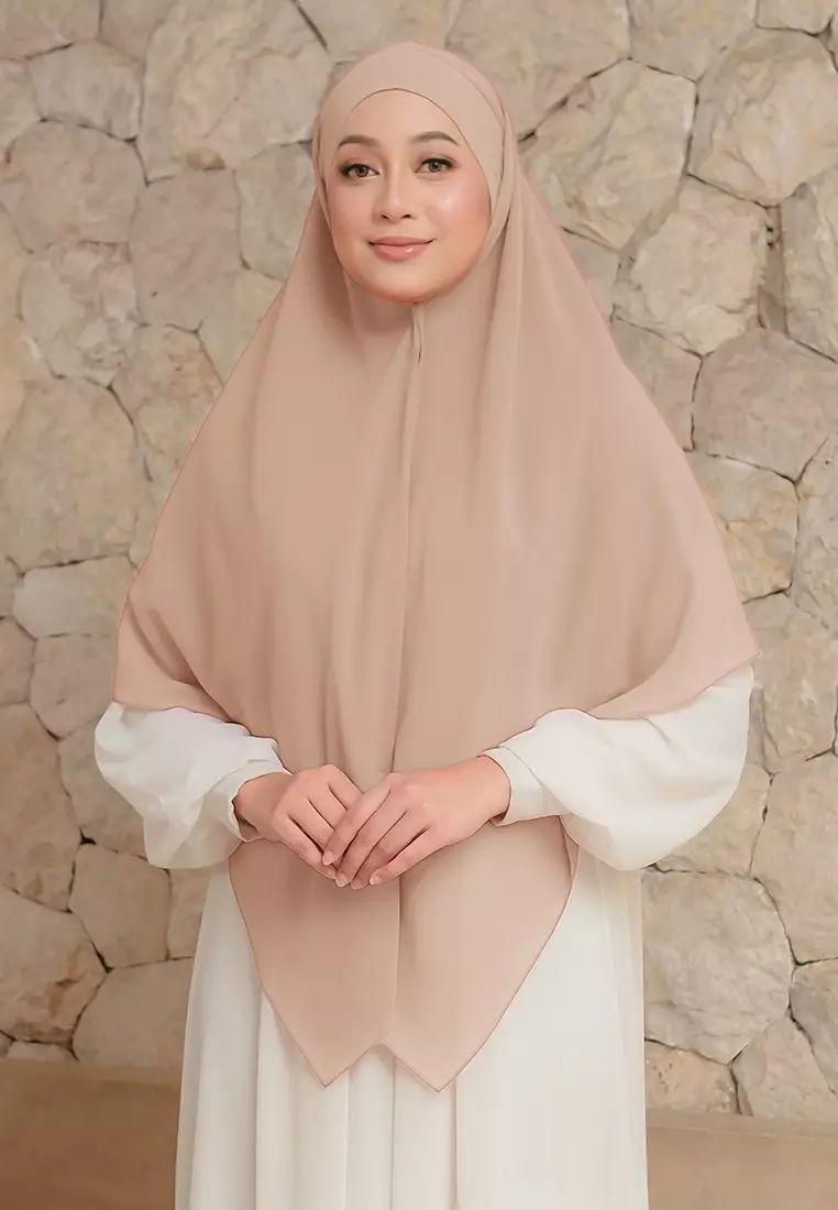 KHIBAN KHAIRA MAGNET PLUS NIQAB - PEACH CREAM