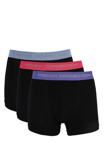 French Connection black 3 Packs Classic Boxers 14C81US754DA96GS_1