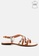 Rag & CO. brown Strappy Flat Leather Sandals 8C4FDSH0983E2CGS_1