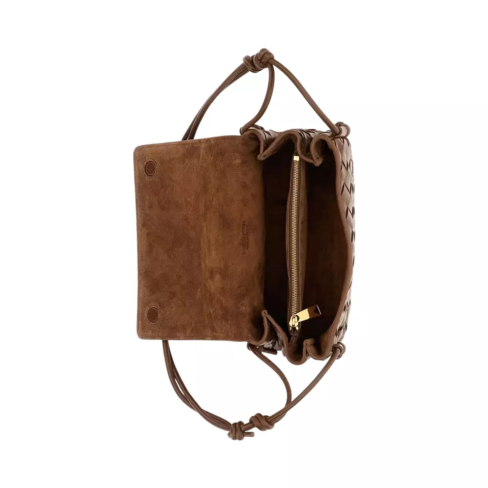 Notturno Shoulder Bag Leather Brown